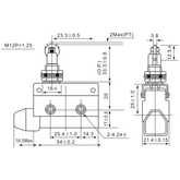 Tianyi Switch AZ-7311 Panel Mount Roller Plunger Sensitive Metal Enclosed Limit Switch